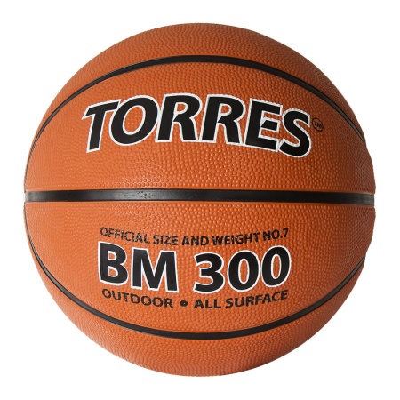 Купить Мяч баскетбольный  "TORRES BM300" р.3  в Пудоже 