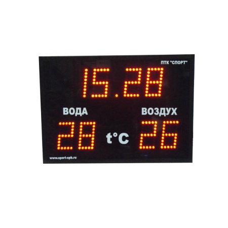 Купить Часы-термометр СТ1.13-2t для бассейна в Пудоже 