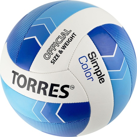 Купить Мяч волейбольный Torres Simple Color любительский р.5 в Пудоже 